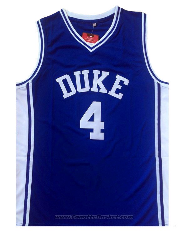 Maglia NCAA Duke Blue Devils J.J. Redick #4 Blu